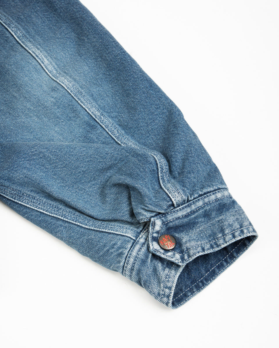 Kapital 11.5oz Denim BONE Lining Reversible ZIP-UP Work JKT - PRO - Standard & Strange