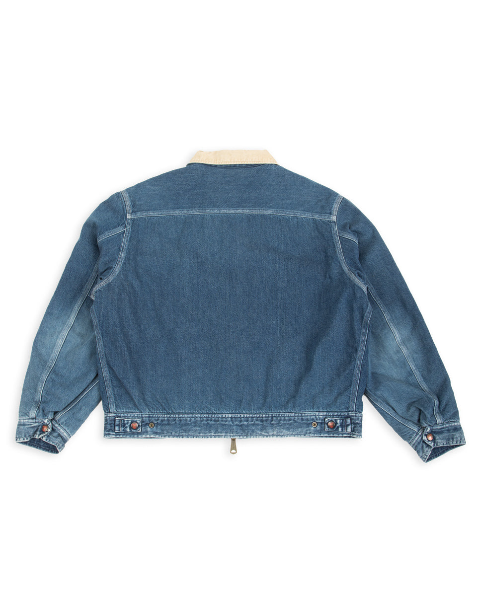 Kapital 11.5oz Denim BONE Lining Reversible ZIP-UP Work JKT - PRO - Standard & Strange
