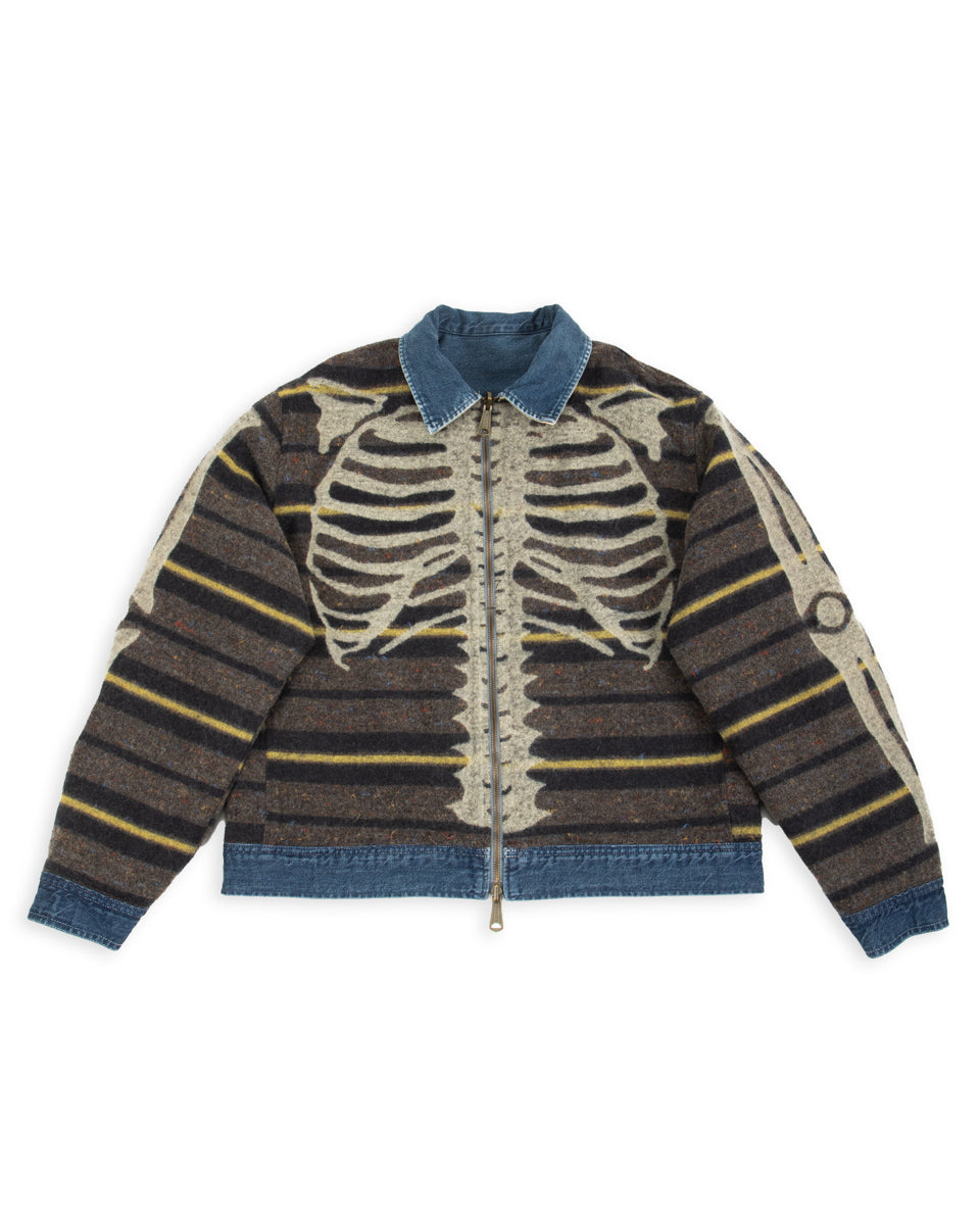 Kapital 11.5oz Denim BONE Lining Reversible ZIP-UP Work JKT - PRO - Standard & Strange