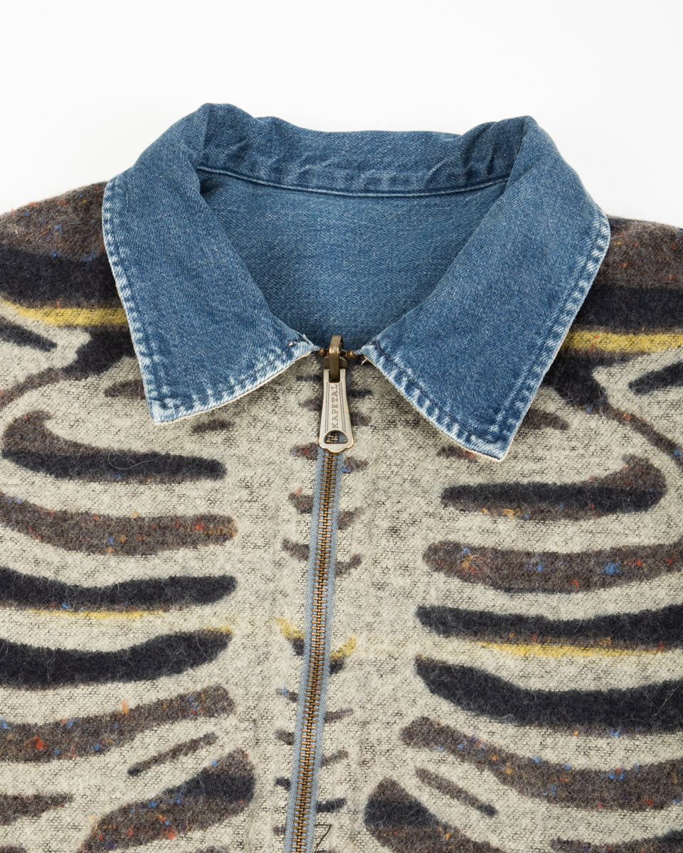 Kapital 11.5oz Denim BONE Lining Reversible ZIP-UP Work JKT - PRO - Standard & Strange