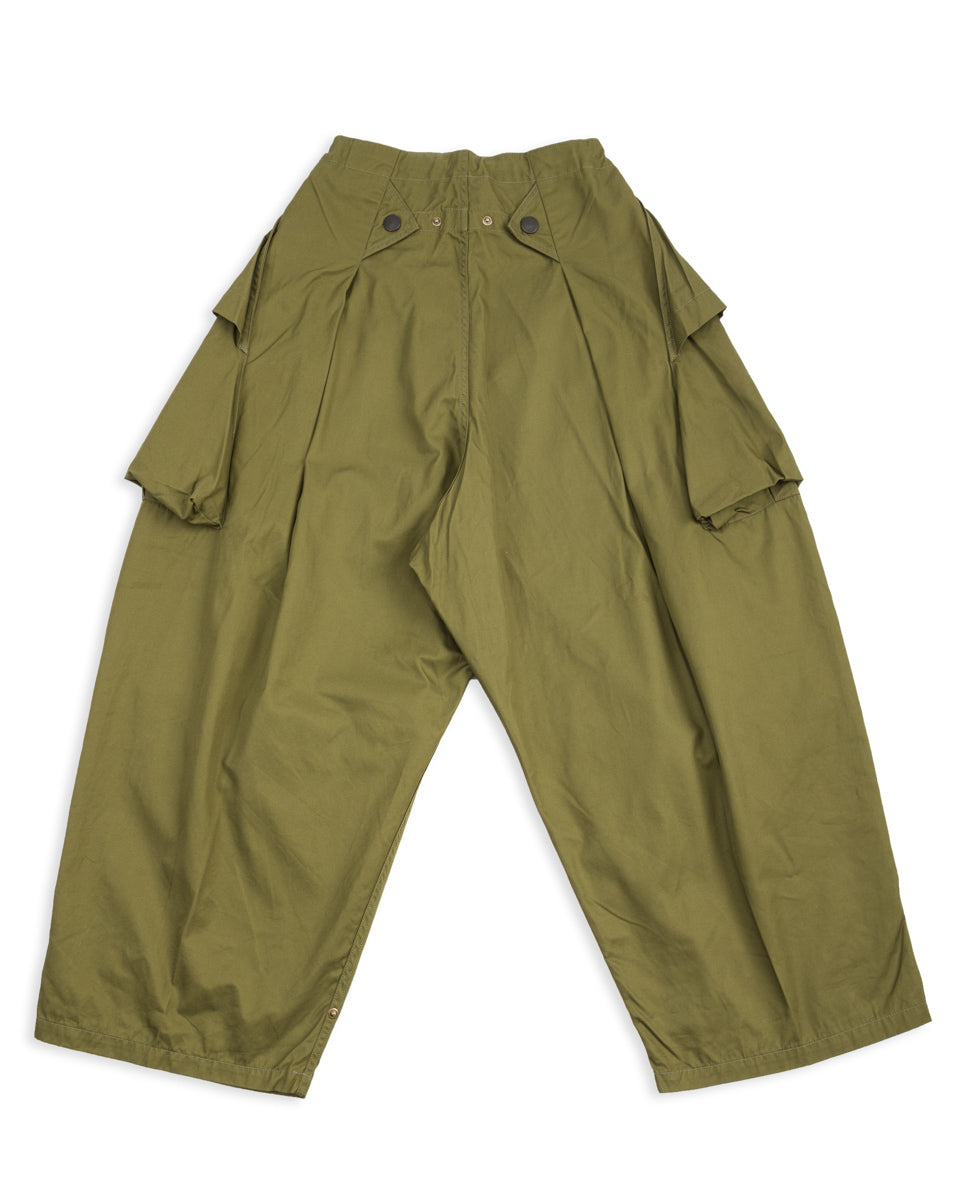 Kapital Combed Gabergine AOZAI Cargo Pants - Khaki - Standard & Strange