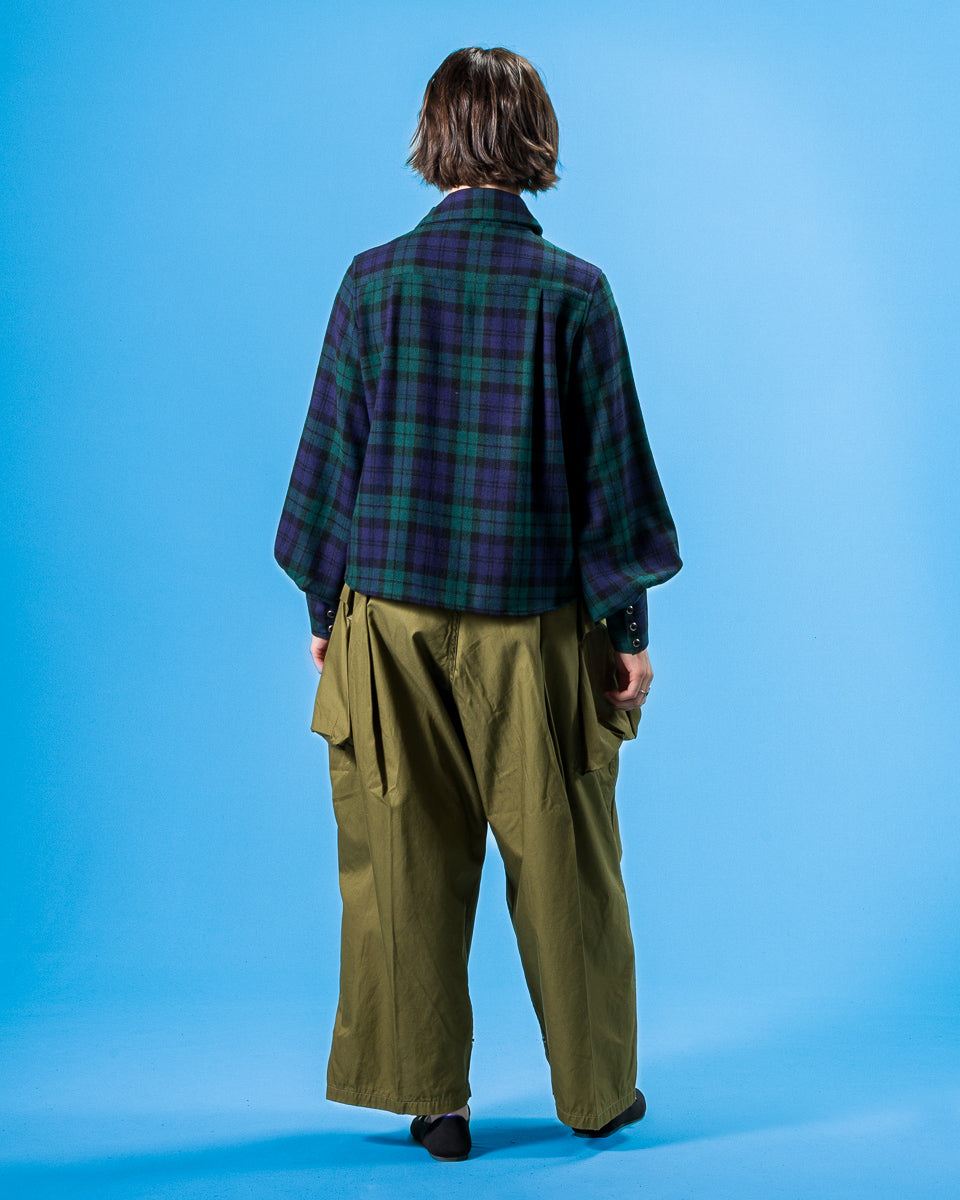 Kapital Combed Gabergine AOZAI Cargo Pants - Khaki - Standard & Strange