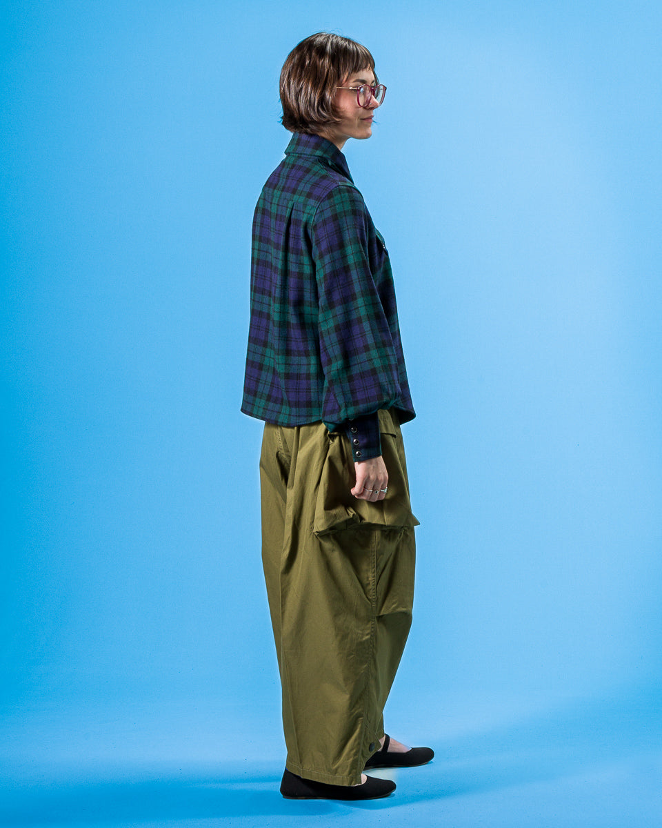 Kapital Combed Gabergine AOZAI Cargo Pants - Khaki - Standard & Strange