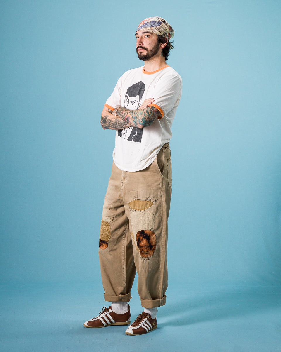 Kapital KATSURAGI PORT Baggy Pants(Champetre Remake) - Beige - Standard & Strange