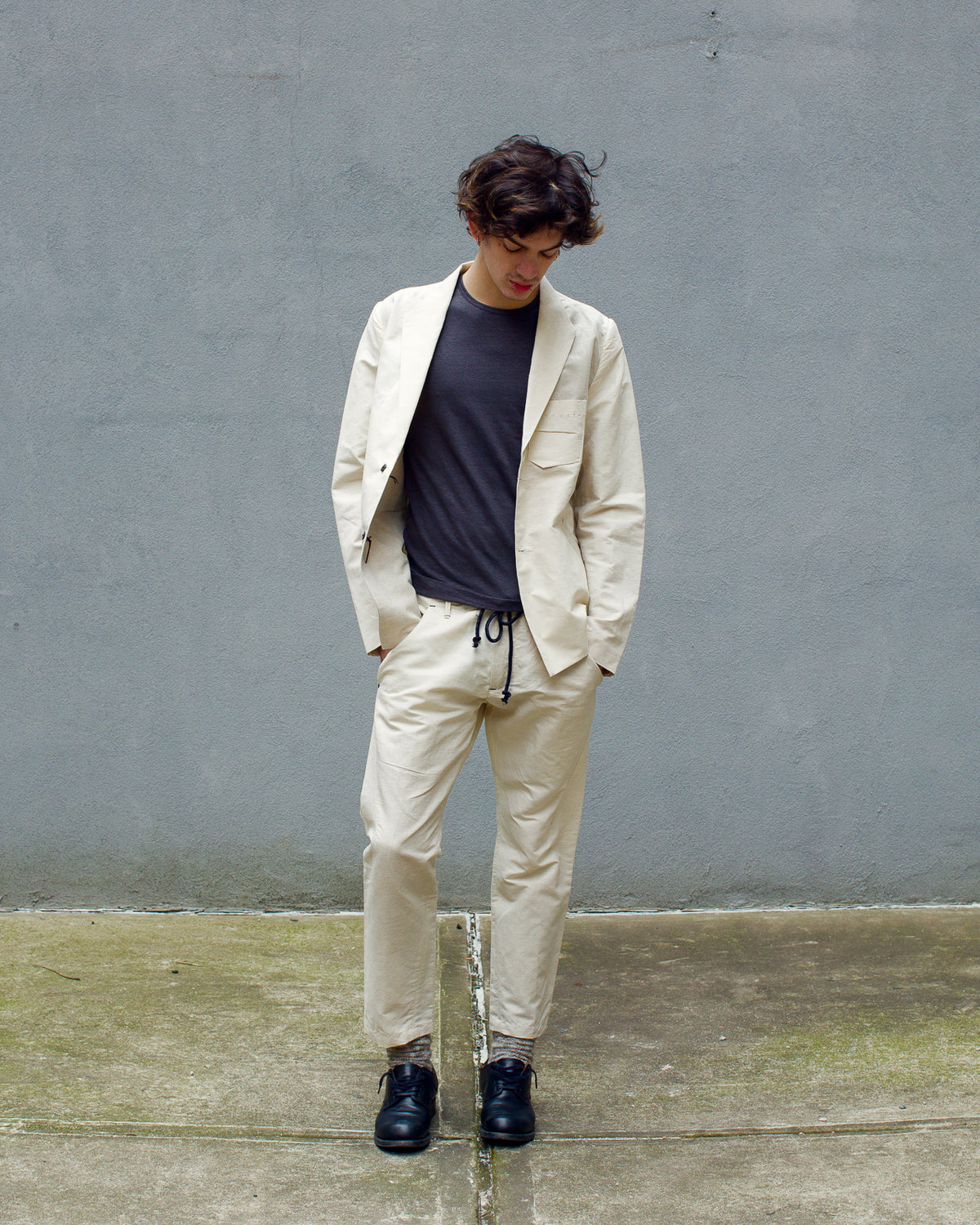 MATiAS Anacapa Blazer - Tamashi Cotton/Linen Ecru - Standard & Strange