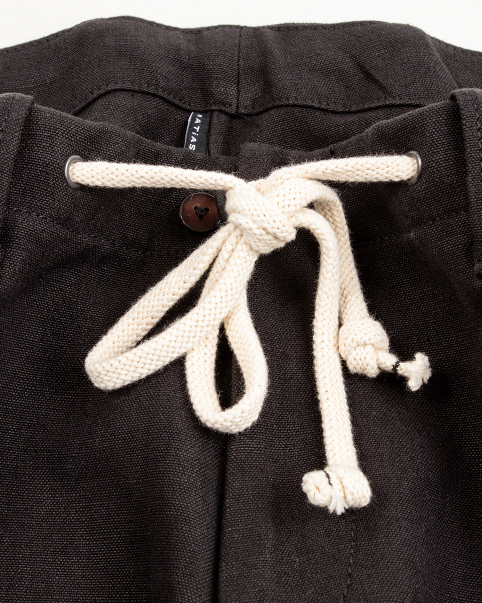 MATiAS Rivera II Pant - Kurai Black Hemp Canvas - Standard & Strange