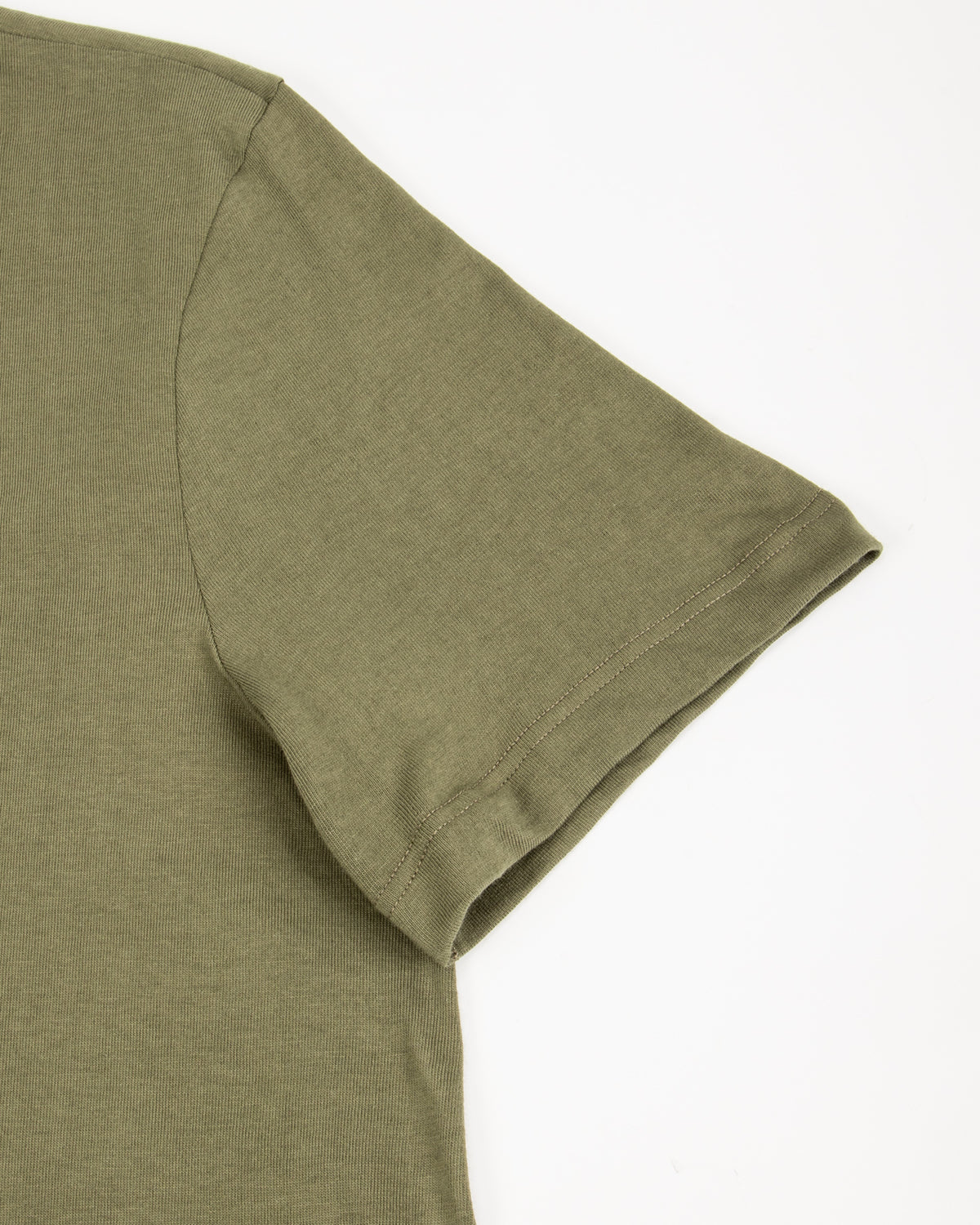 Merz b. Schwanen 1950s Lightweight Loopwheeled Tee - Army - Standard & Strange