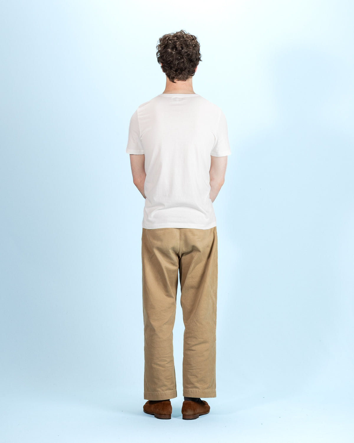 Merz b. Schwanen 1950s Lightweight Loopwheeled Tee - White - Standard & Strange