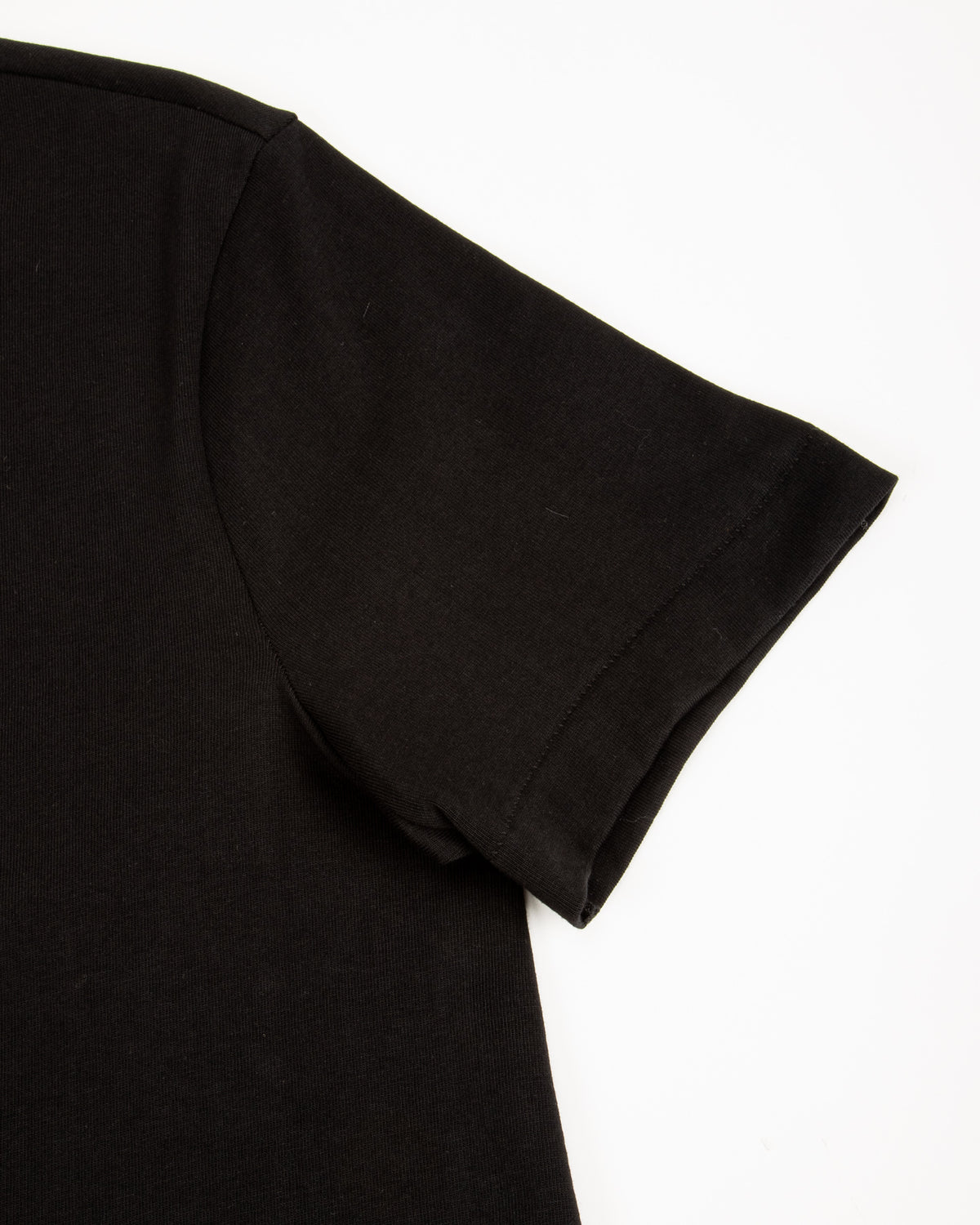 Merz b. Schwanen 215 Loopwheeled Classic Fit Midweight Tee - Deep Black - Standard & Strange