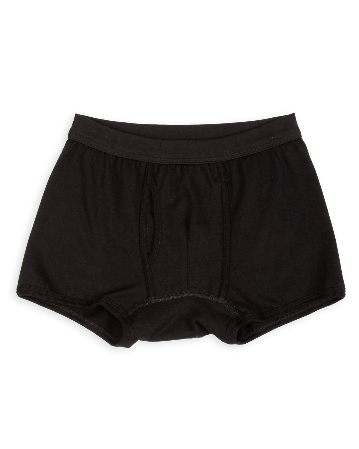 Merz b. Schwanen 254 Loopwheeled Loopwheeled Boxer Brief - Deep Black - Standard & Strange