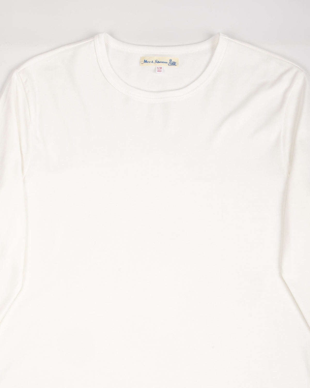 Merz b. Schwanen 2M15LS Vintage Machine Refined Fit L/S - White - Standard & Strange