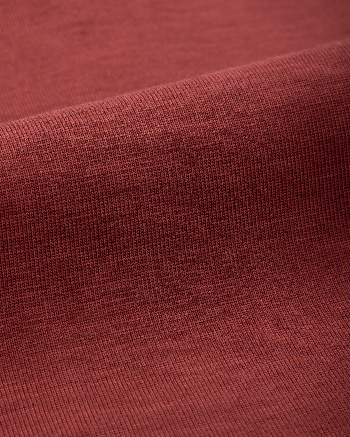 Merz b. Schwanen 2S08 Loopwheeled Relaxed Fit Heavyweight L/S Henley - Burgundy - Standard & Strange