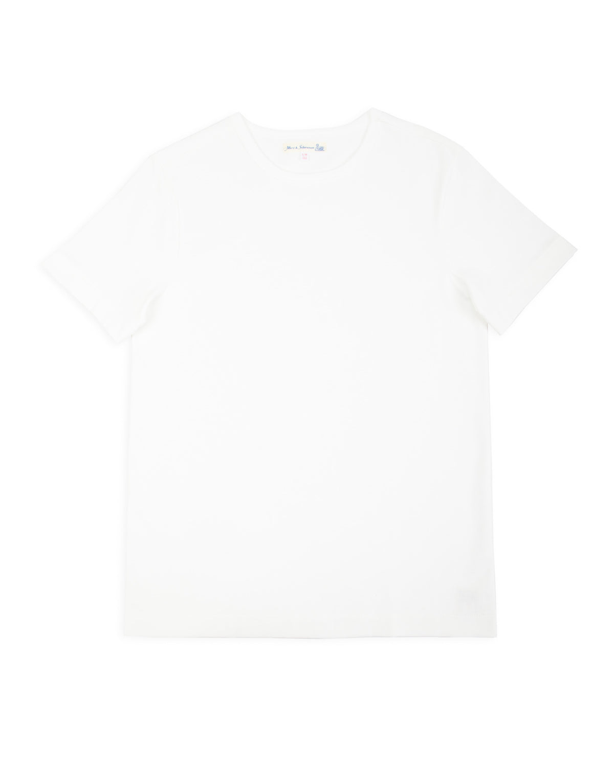 Merz b. Schwanen 214 Classic Fit Loopwheeled 7.2 oz tee - White - Standard & Strange