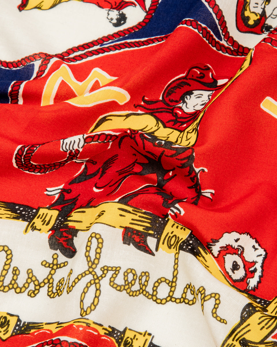Mister Freedom Ranch Kerchief "JV" - Navy - Standard & Strange