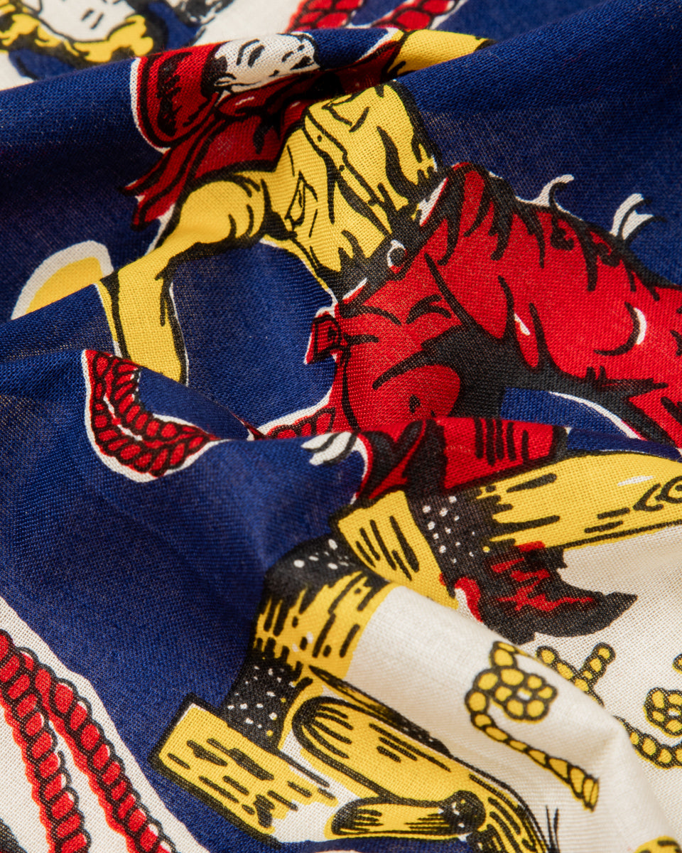 Mister Freedom Ranch Kerchief "JV" - Red - Standard & Strange