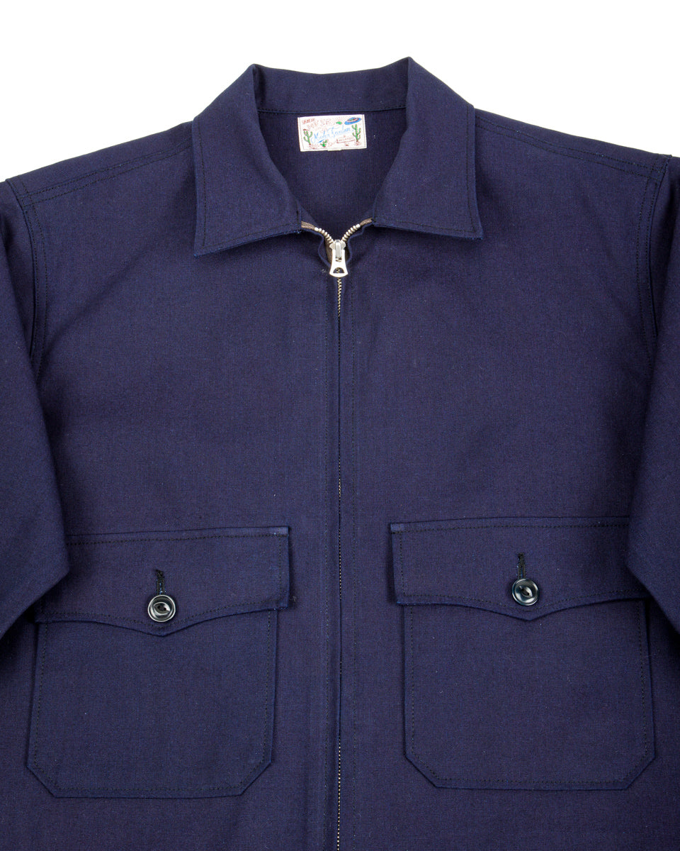 Mister Freedom "Rocketeer" Jacket - Indigo Canvas - Standard & Strange
