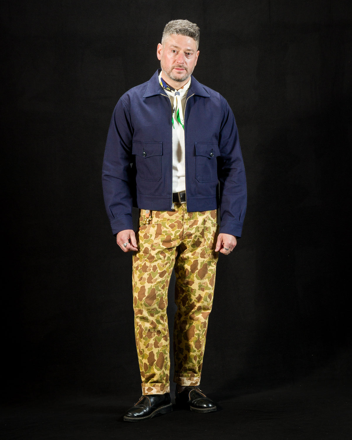 Mister Freedom "Rocketeer" Jacket - Indigo Canvas - Standard & Strange