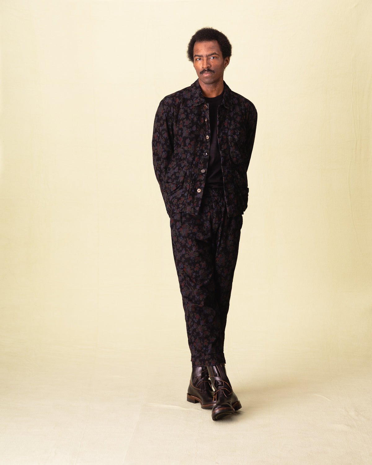 Monad London Moore Hunting Jacket - Overdyed Black Corduroy - Standard & Strange