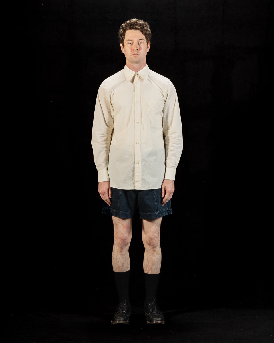 MotivMfg Draughtsman Shirt - Natural Cotton Hemp Broadcloth - Standard & Strange