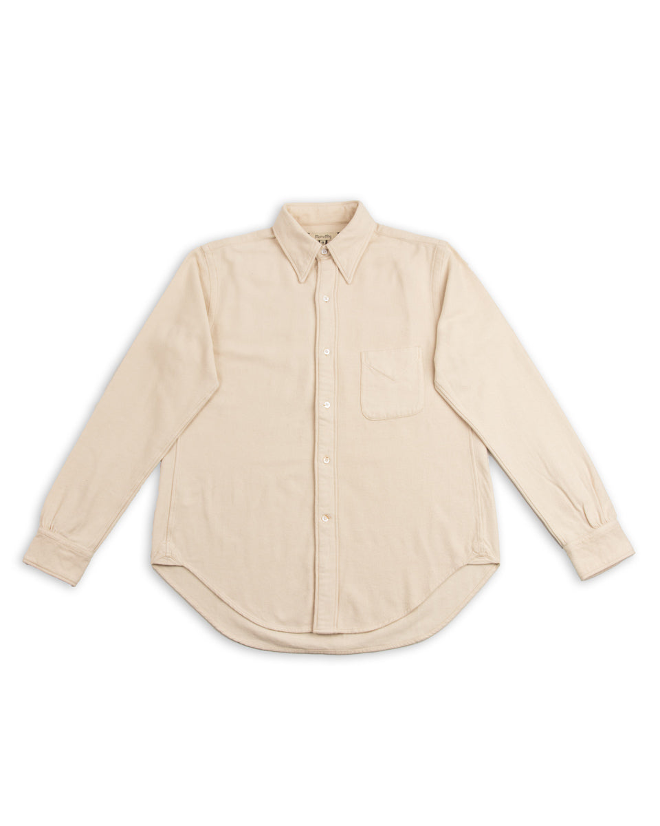 MotivMfg Authentic Fit BD Shirt - Natural Japanese Cotton Flannel - Standard & Strange