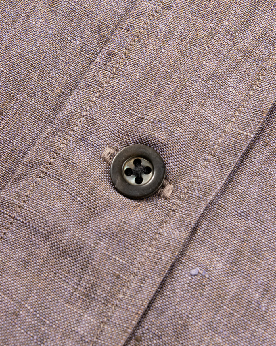 MotivMfg Authentic Fit BD Shirt - Violet Superfine Linen Broadcloth - Standard & Strange