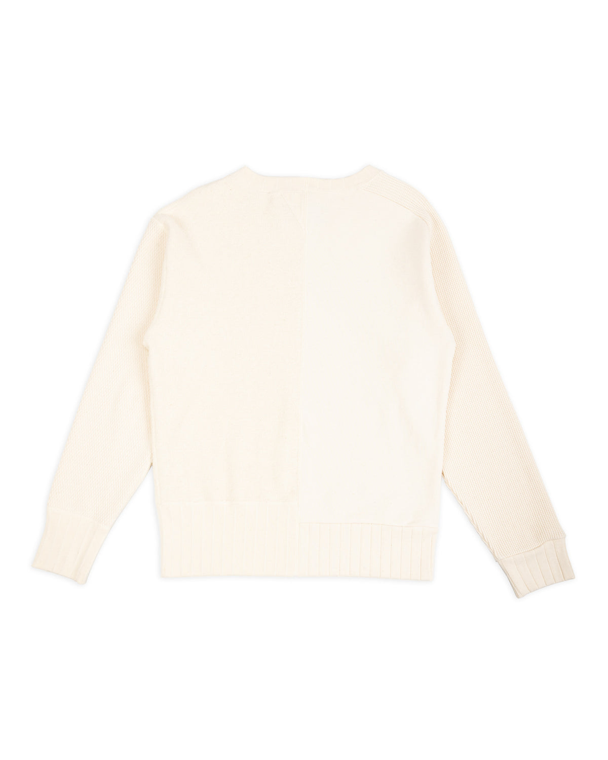 Nigel Cabourn Army Crew L/S - Ivory Jersey Mix - Standard & Strange