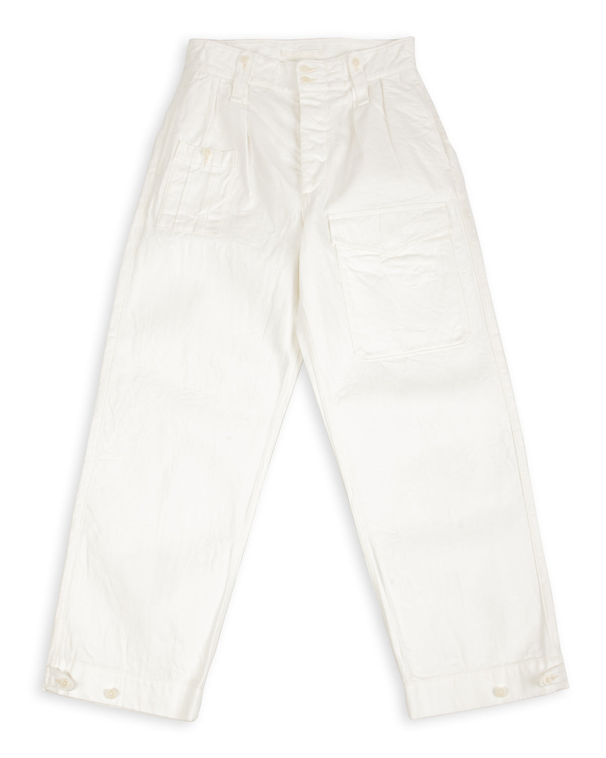 Nigel Cabourn British Army Pant Loose Denim - Off-White - Standard & Strange