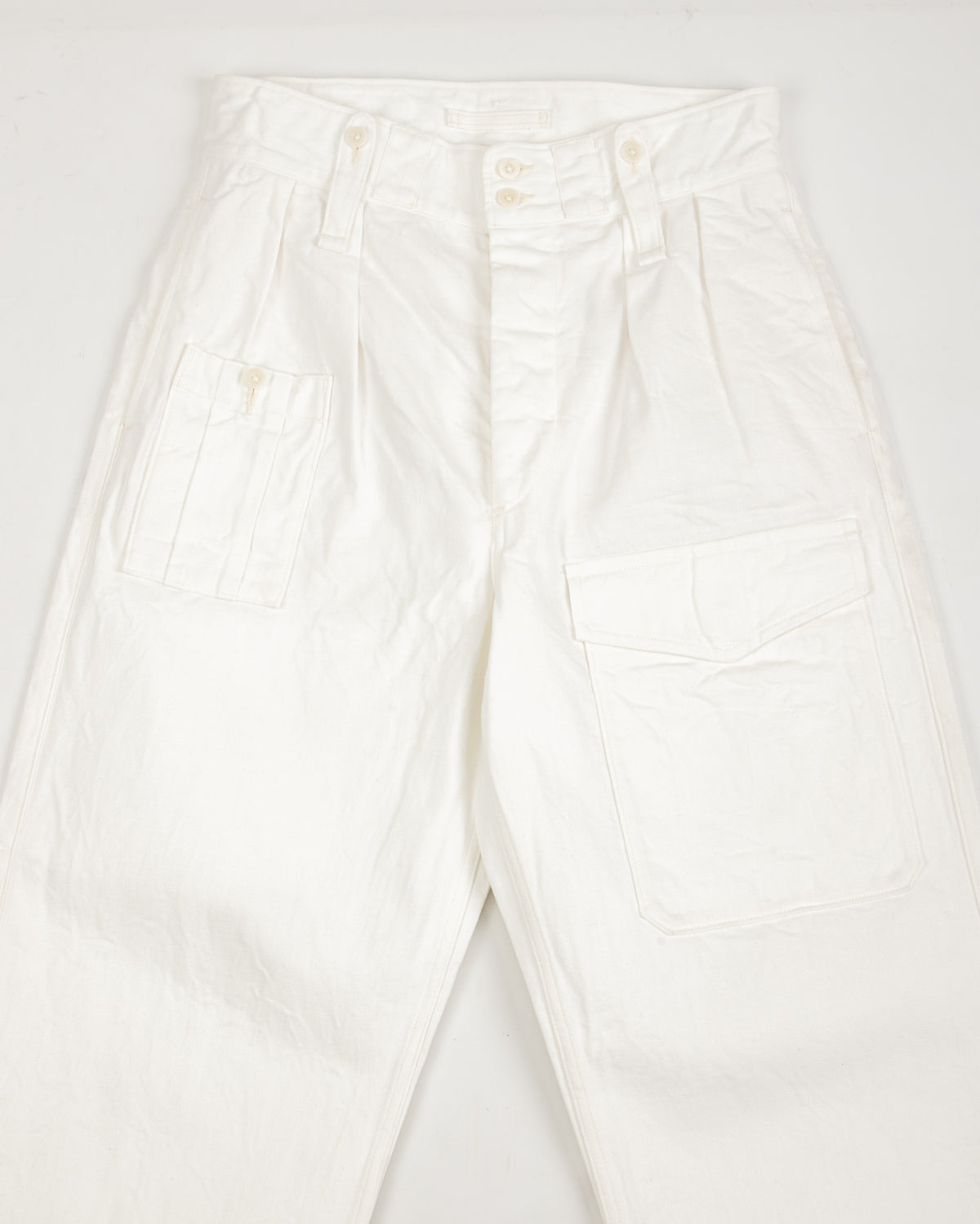 Nigel Cabourn British Army Pant Loose Denim - Off-White - Standard & Strange