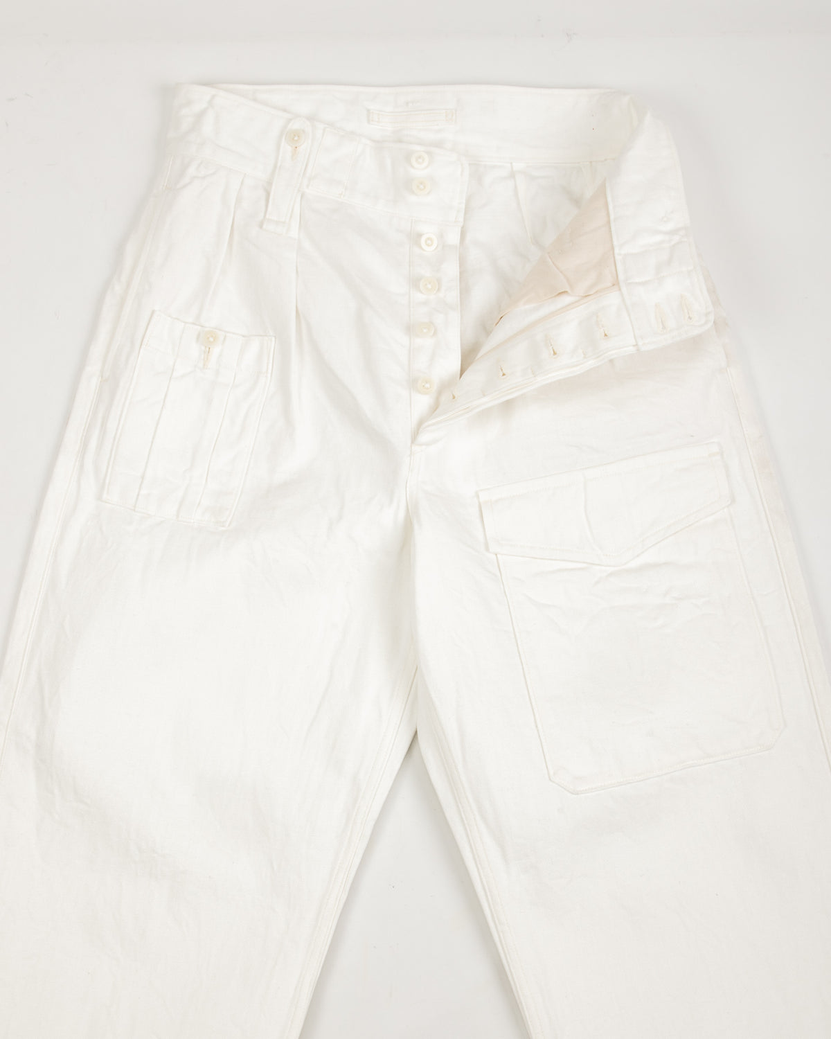 Nigel Cabourn British Army Pant Loose Denim - Off-White - Standard & Strange