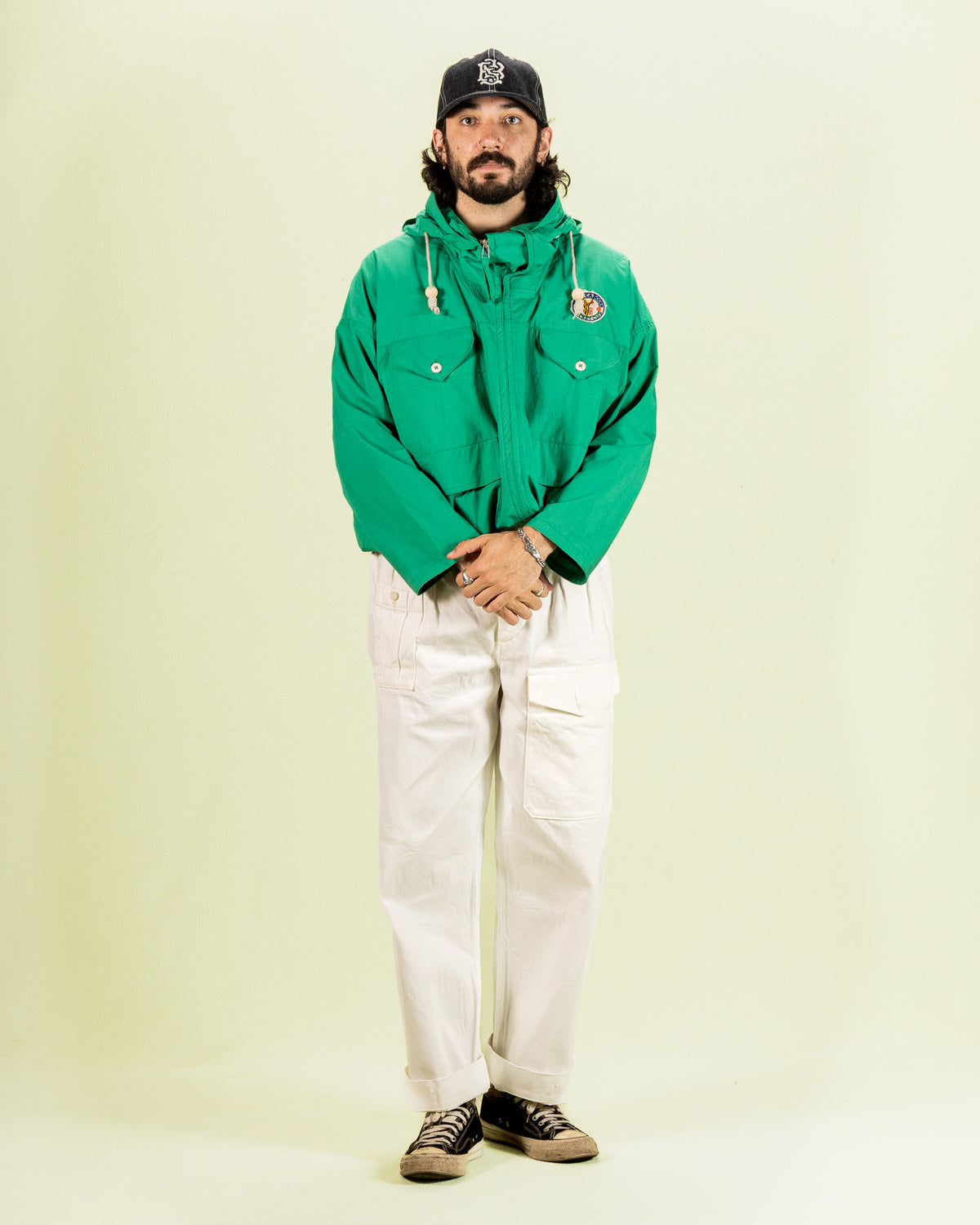 Nigel Cabourn Cricket Club US4 Flight Jacket - Green - Standard & Strange