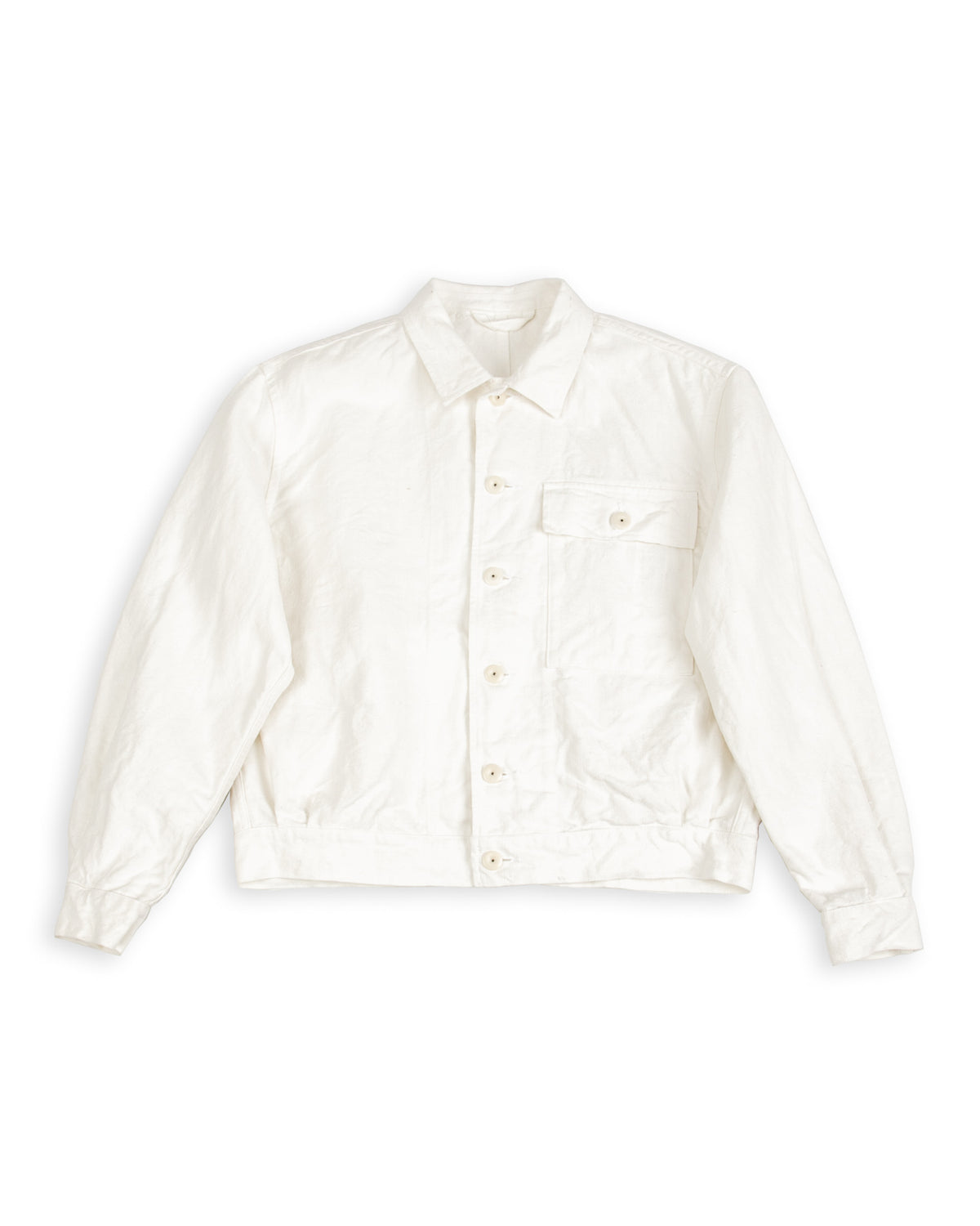 Nigel Cabourn French Work Jacket - Off-White Hemp Canvas - Standard & Strange
