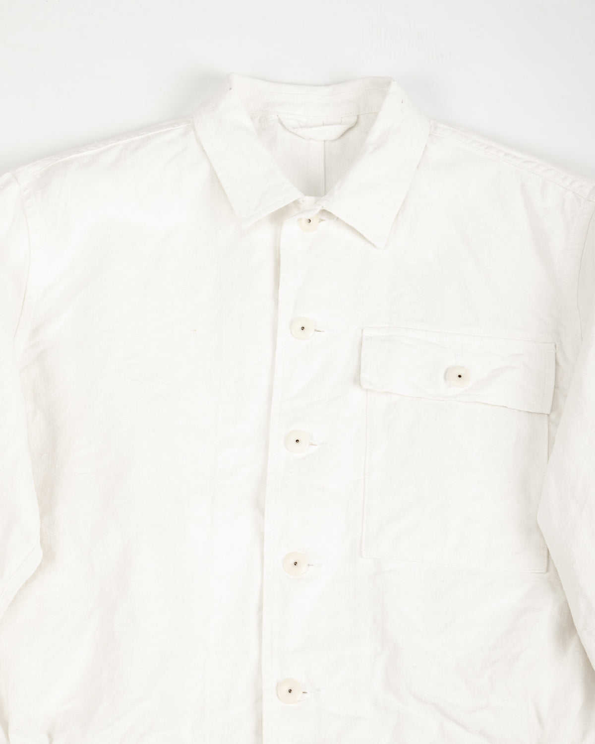 Nigel Cabourn French Work Jacket - Off-White Hemp Canvas - Standard & Strange