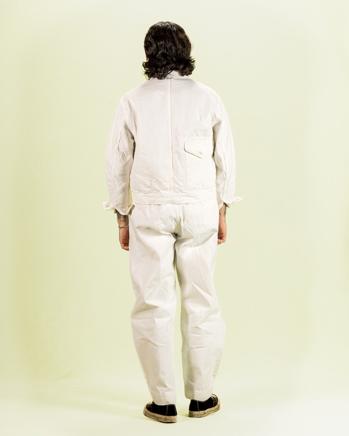 Nigel Cabourn French Work Jacket - Off-White Hemp Canvas - Standard & Strange