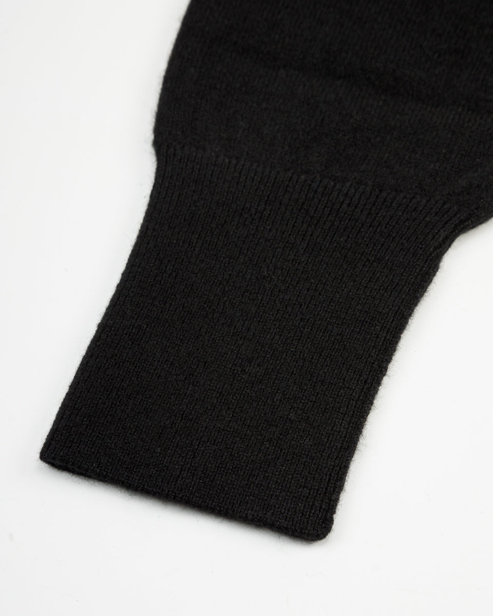 Olde H & Daughter Cashmere V Pullover - Black 10 - Standard & Strange