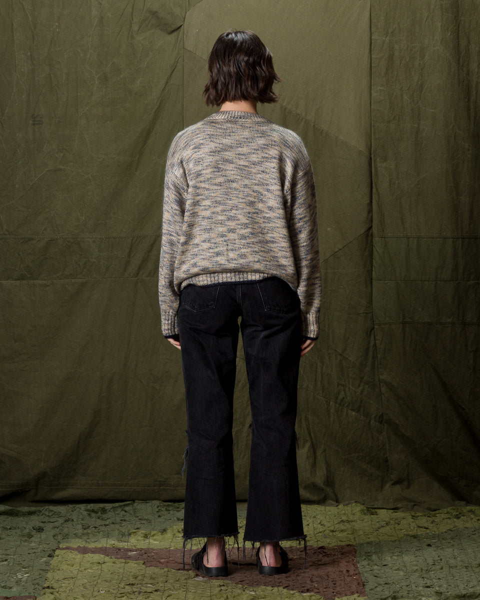 Olde H & Daughter Silk Mohair Pullover - Granite 08 - Standard & Strange