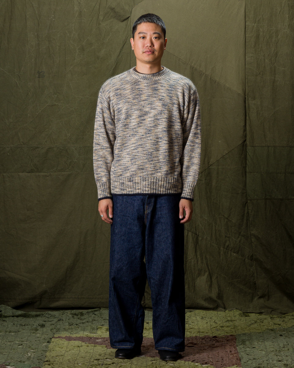 Olde H & Daughter Silk Mohair Pullover - Granite 08 - Standard & Strange