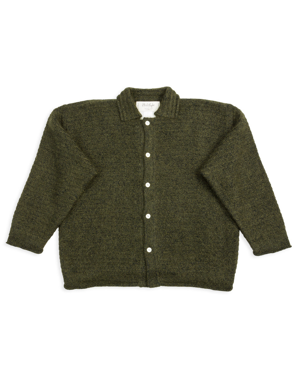 Olde H & Daughter Silk Mohair Wrap Stitches L/S Shirt - Dark Forest 10 - Standard & Strange