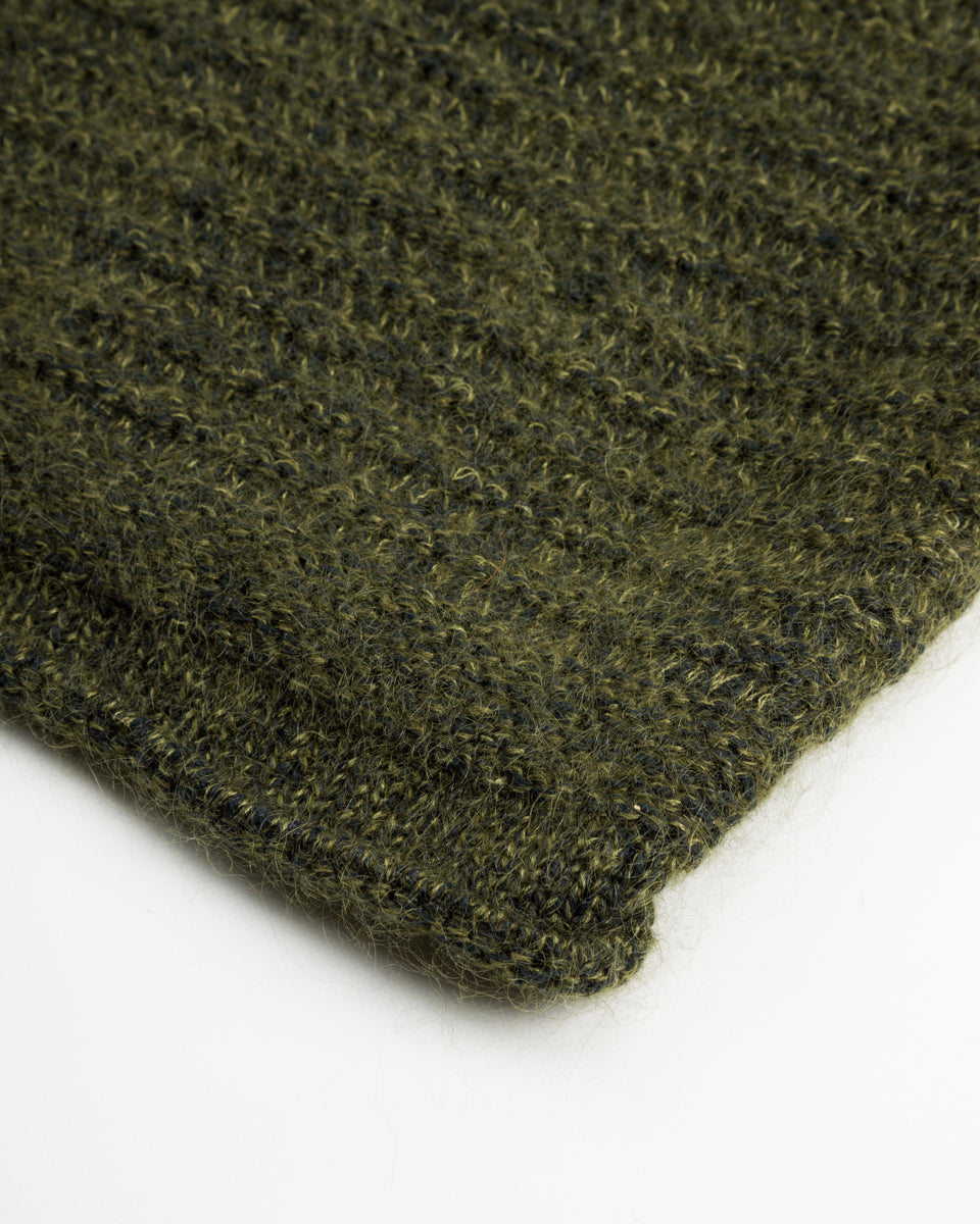 Olde H & Daughter Silk Mohair Wrap Stitches L/S Shirt - Dark Forest 10 - Standard & Strange