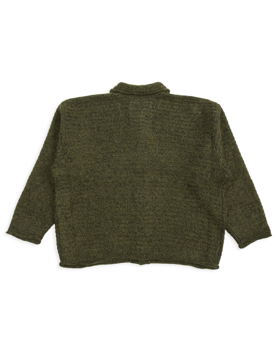 Olde H & Daughter Silk Mohair Wrap Stitches L/S Shirt - Dark Forest 10 - Standard & Strange