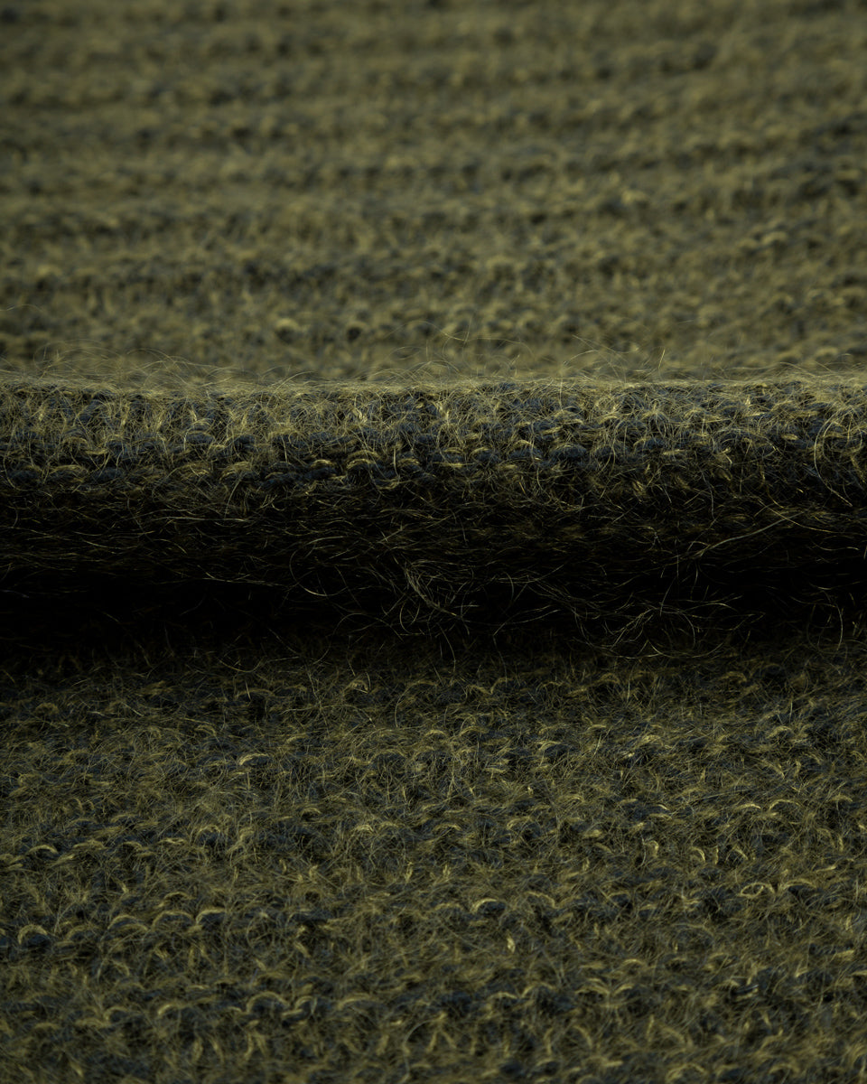 Olde H & Daughter Silk Mohair Wrap Stitches L/S Shirt - Dark Forest 10 - Standard & Strange