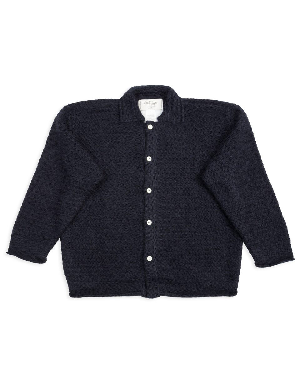Olde H & Daughter Silk Mohair Wrap Stitches L/S Shirt - Night View 10 - Standard & Strange