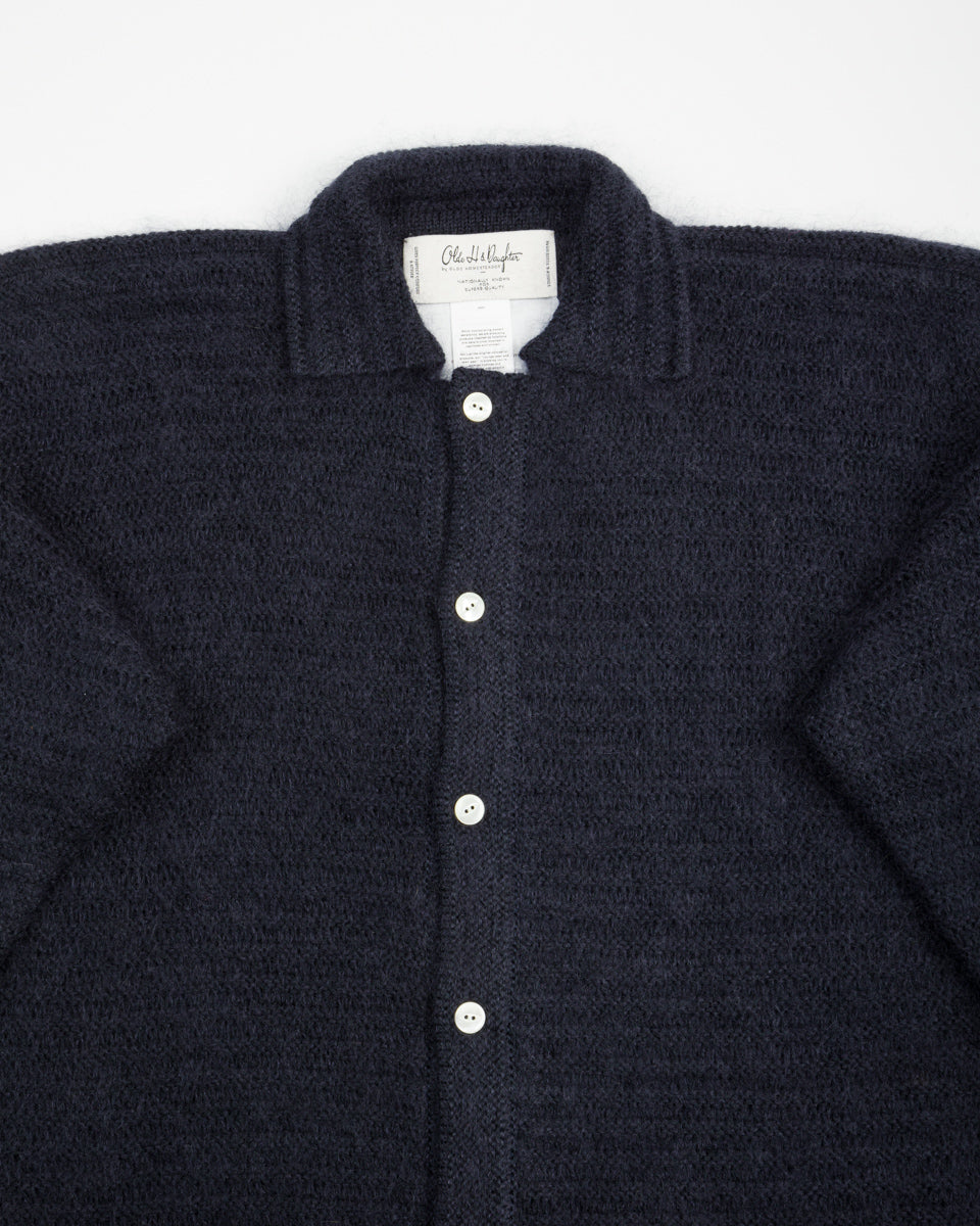 Olde H & Daughter Silk Mohair Wrap Stitches L/S Shirt - Night View 10 - Standard & Strange