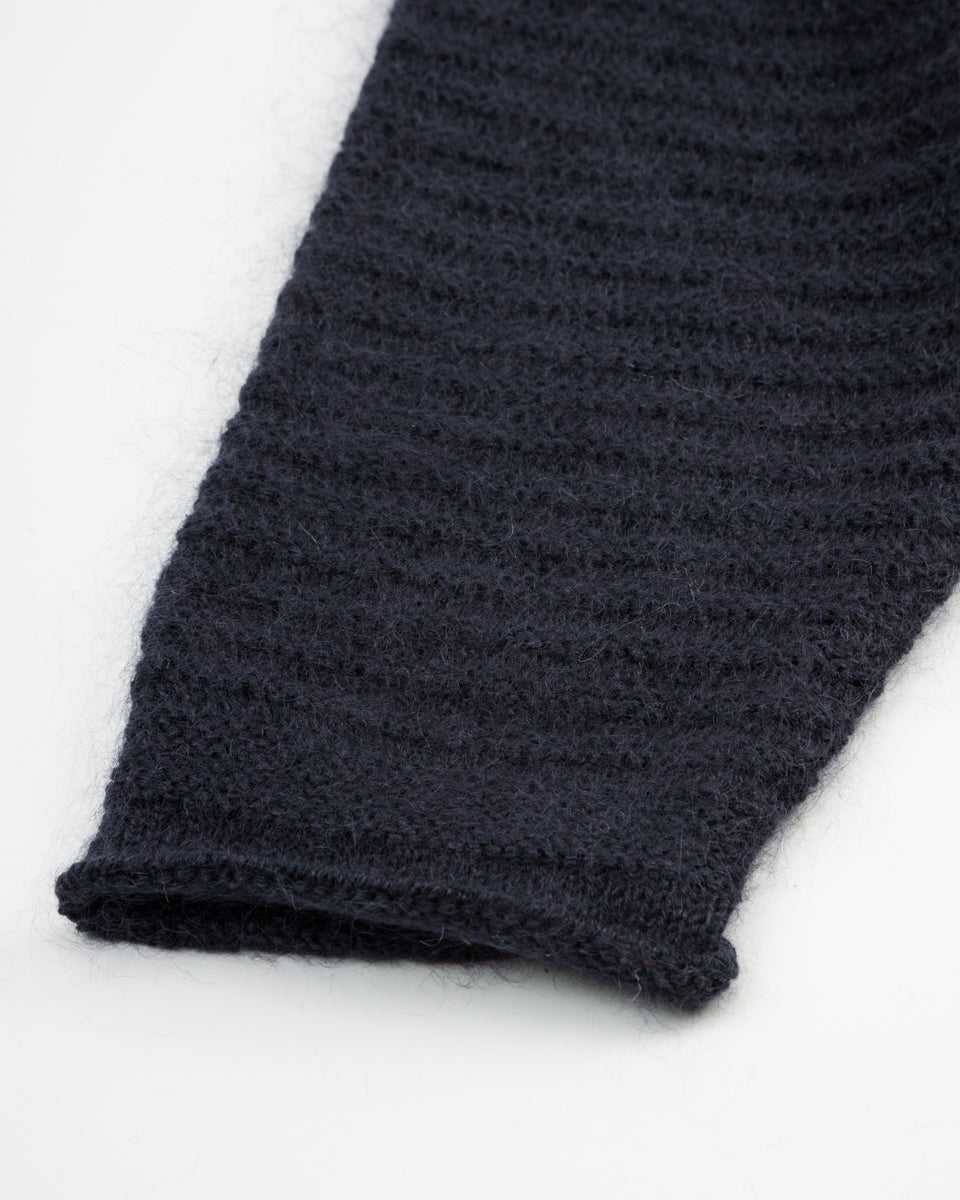 Olde H & Daughter Silk Mohair Wrap Stitches L/S Shirt - Night View 10 - Standard & Strange