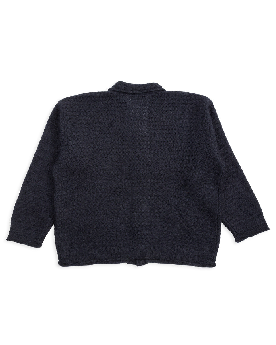 Olde H & Daughter Silk Mohair Wrap Stitches L/S Shirt - Night View 10 - Standard & Strange