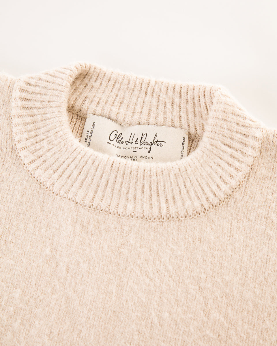 Olde H & Daughter Silk Shaggy Dog Pullover - Butter - Standard & Strange