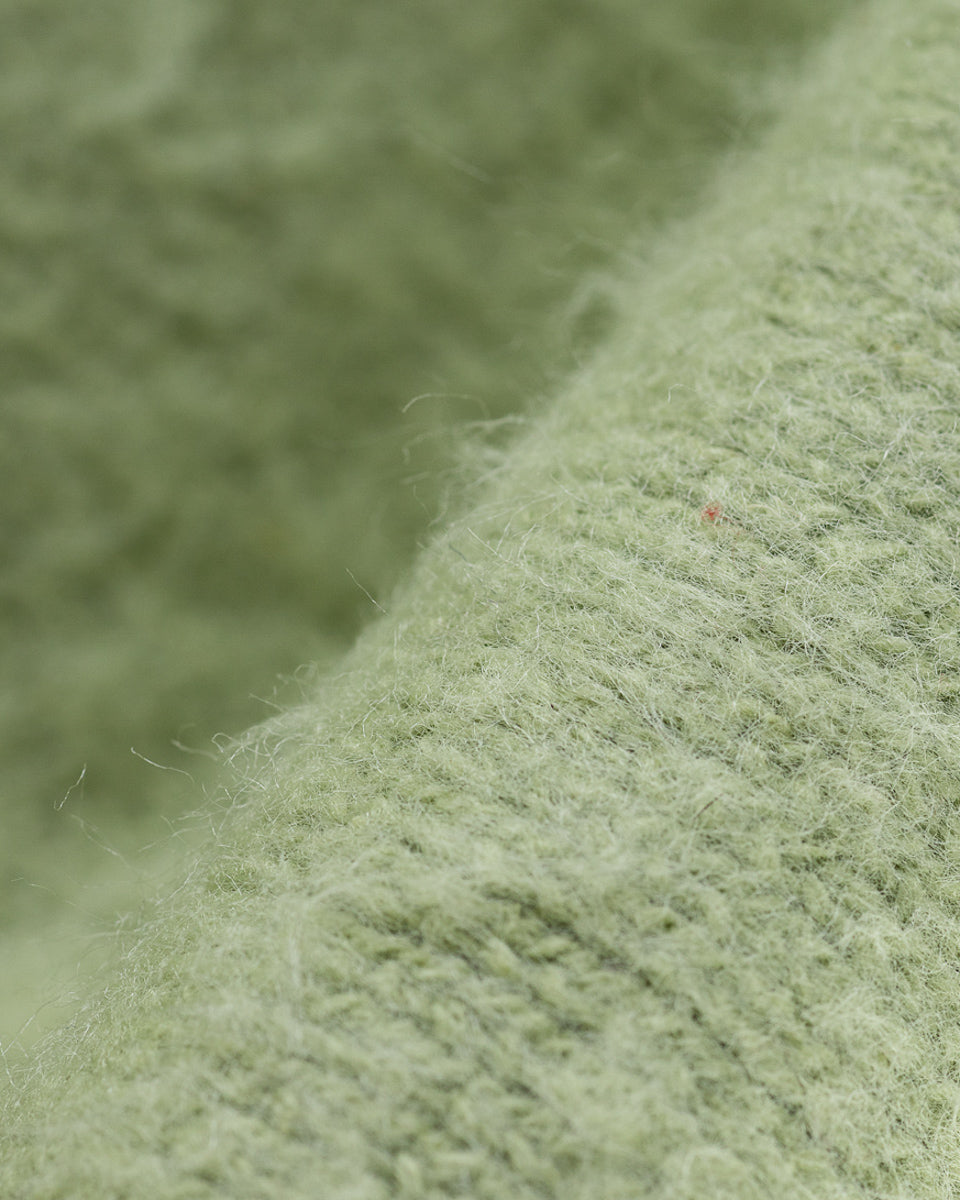 Olde H & Daughter Silk Shaggy Dog Pullover - Pistachio - Standard & Strange