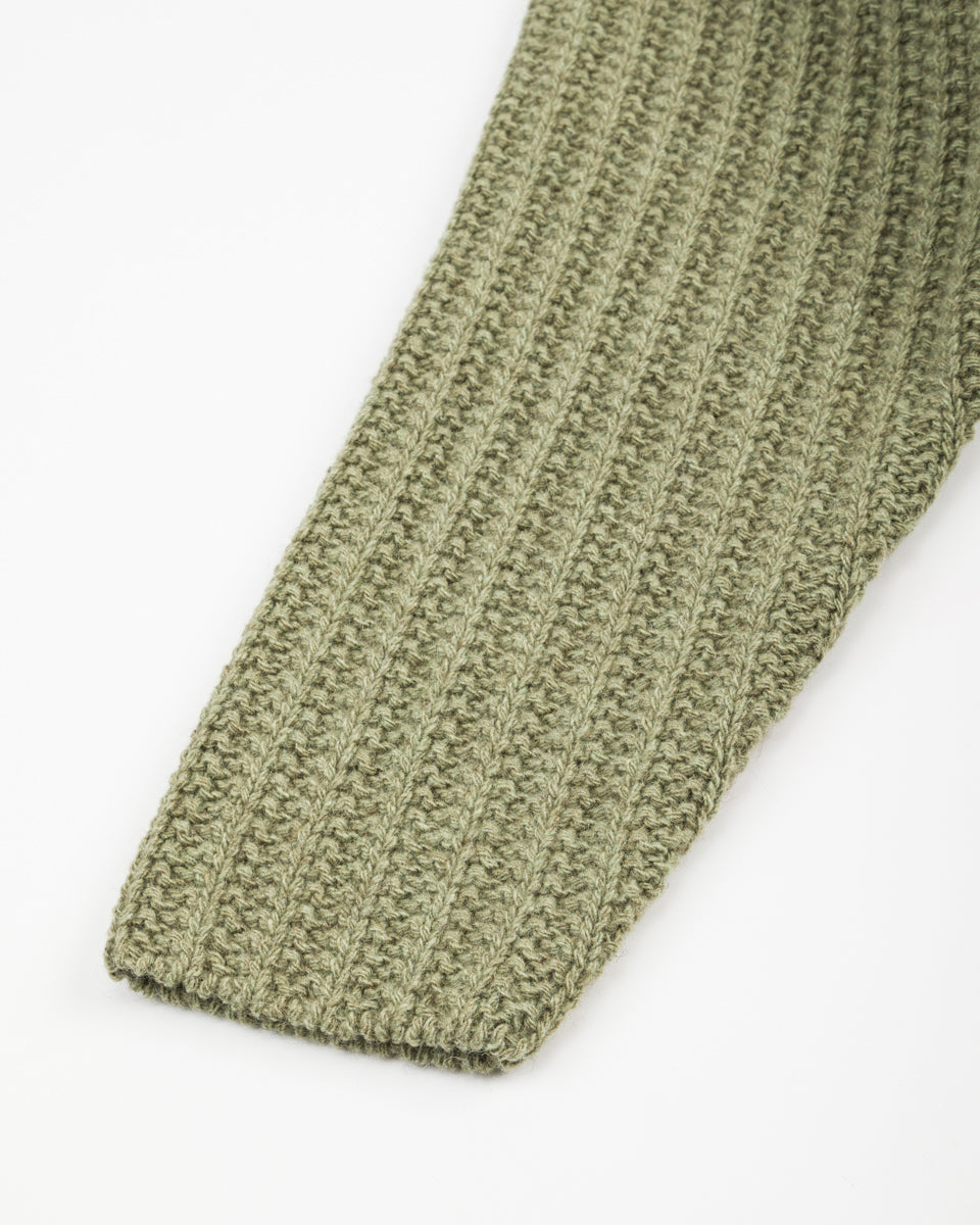 Olde H & Daughter Slub Cashmere Boat Pullover - Hunter Green 10 - Standard & Strange