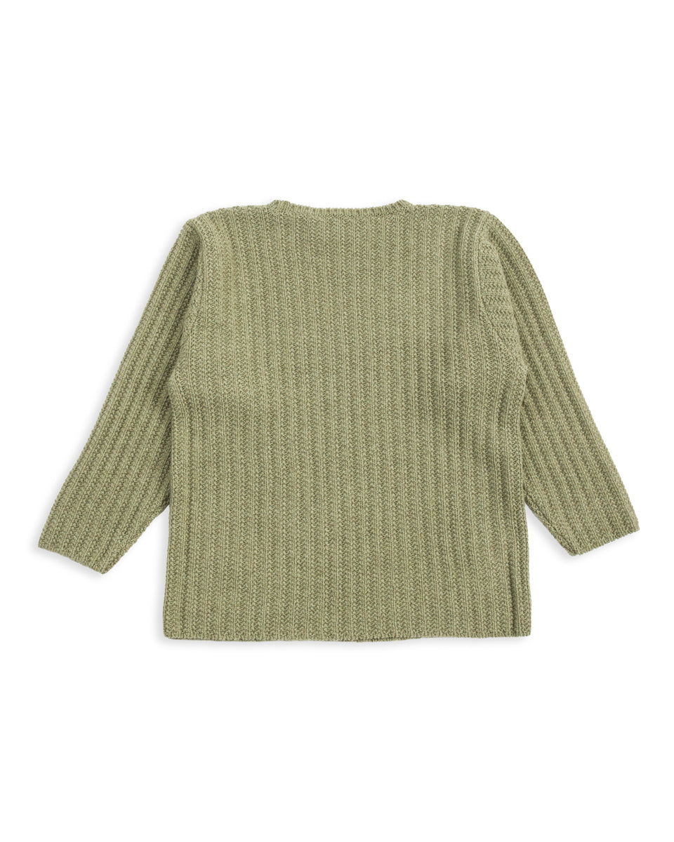 Olde H & Daughter Slub Cashmere Boat Pullover - Hunter Green 10 - Standard & Strange