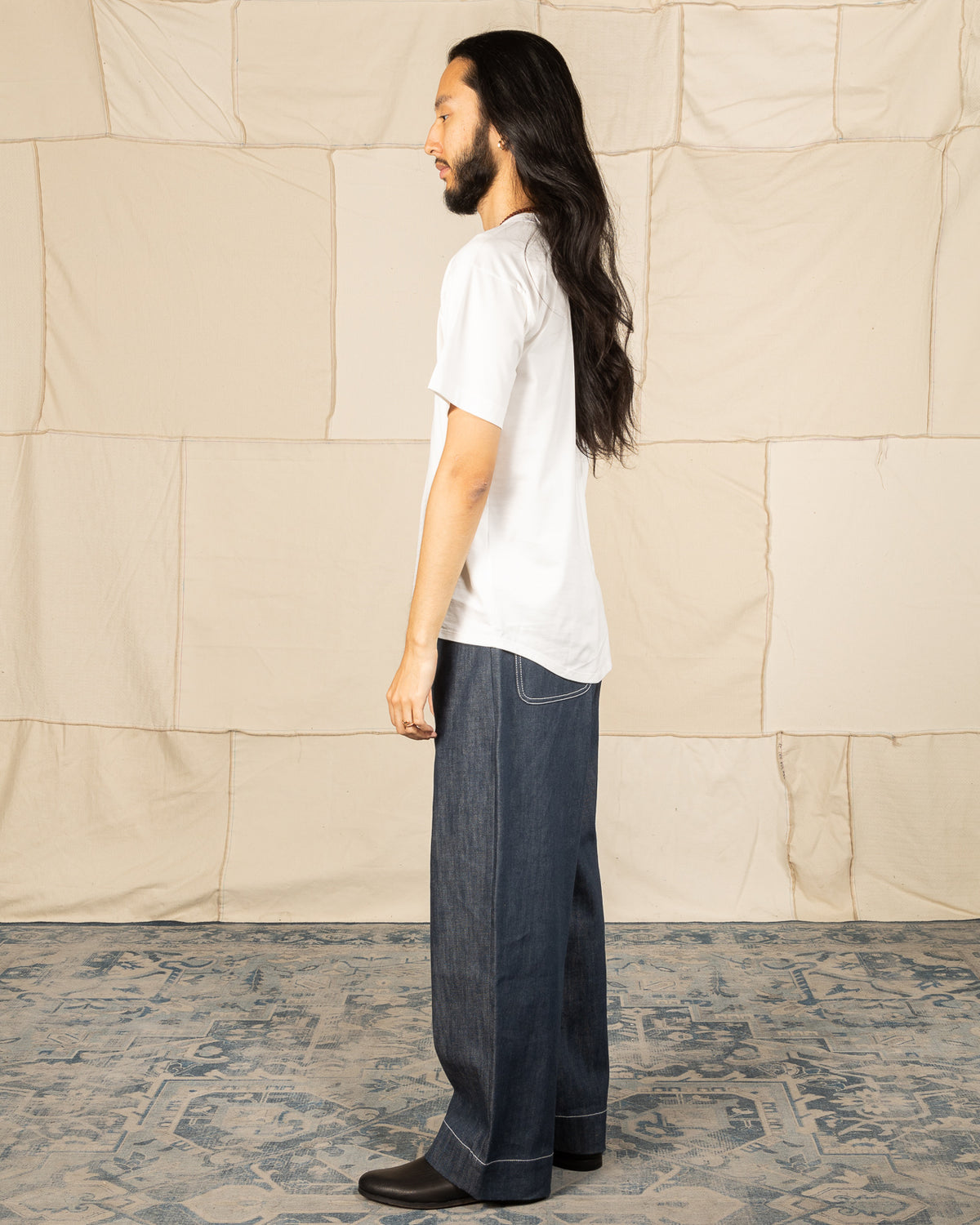 Olde H & Daughter Suvin Plain Stitch Crewneck S/S - Off White - Standard & Strange