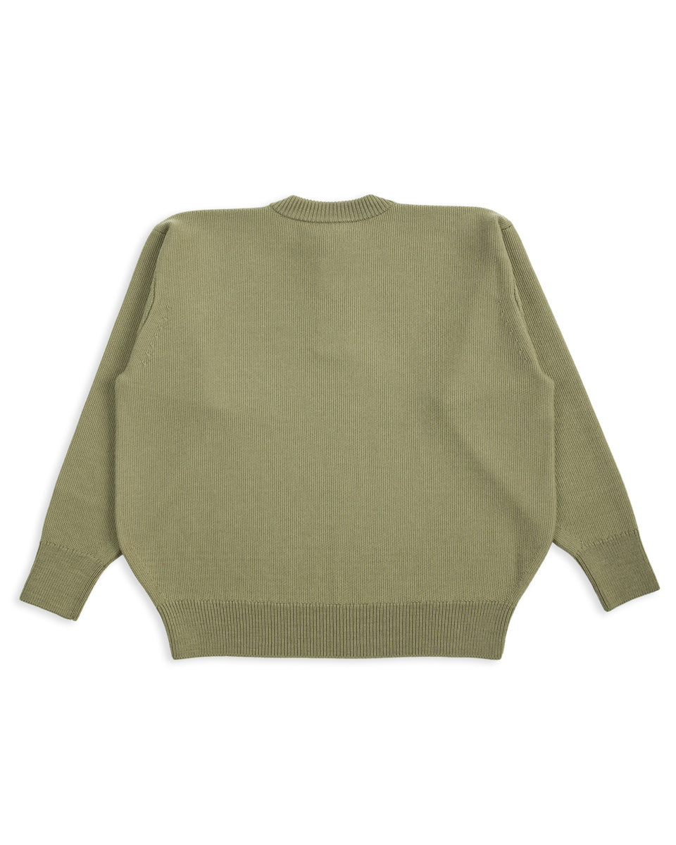 Olde H & Daughter Wool Henley Neck L/S - Smoke Moss 10 - Standard & Strange